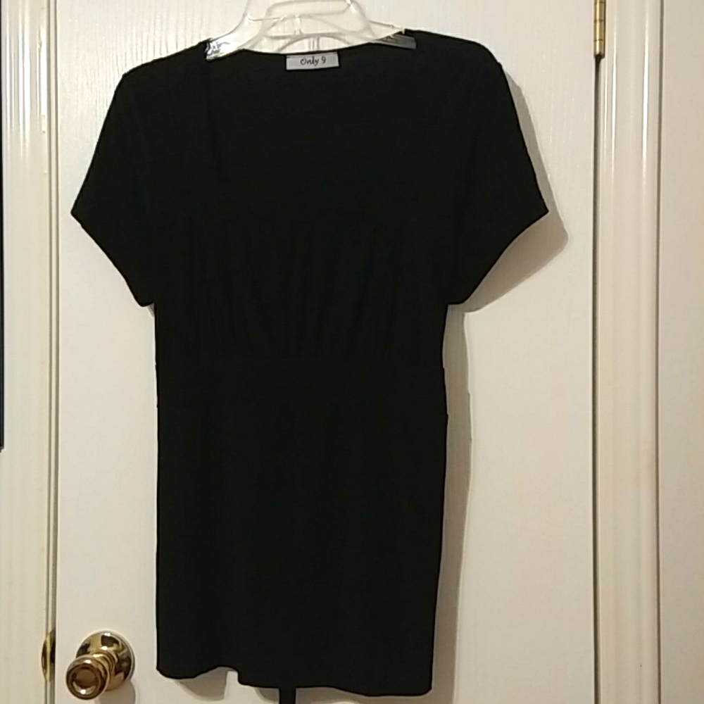 Only 9 Black women's Square neck blouse